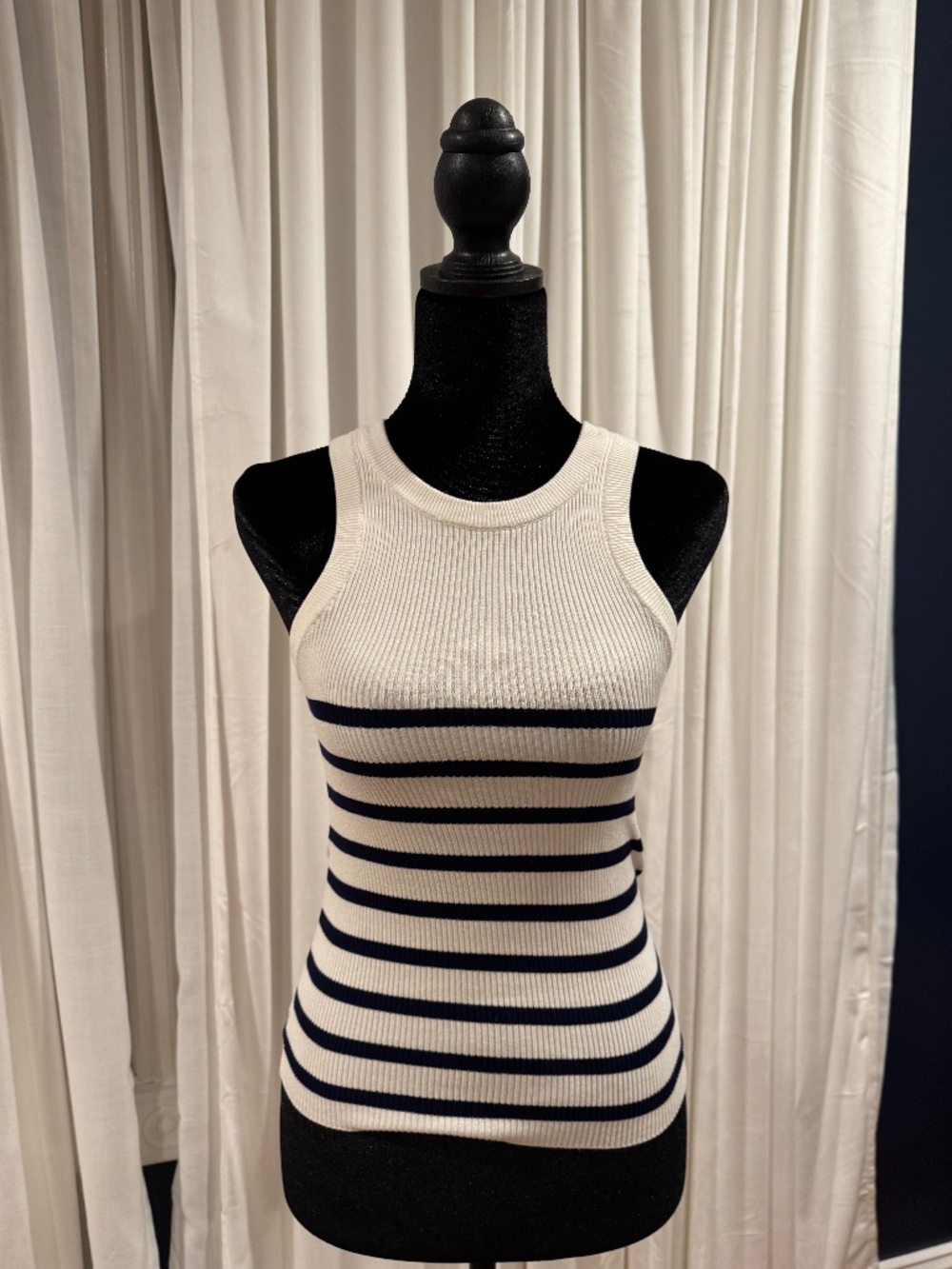 Zara knit striped tank